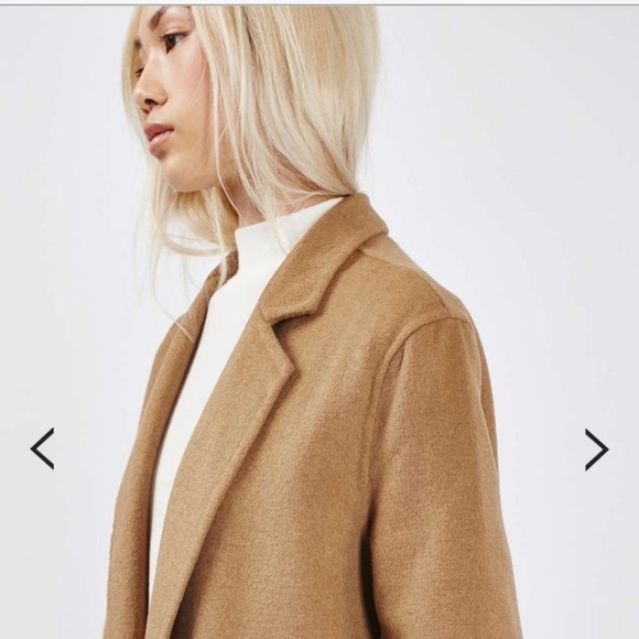 Jackets & Coats Camel Wool Slouch Trench Coat Size